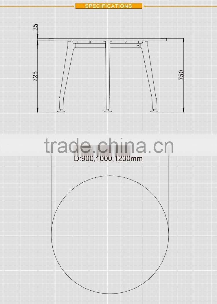 MDS Melamine Faced Chipboard PVC Edge Office Table Accessories