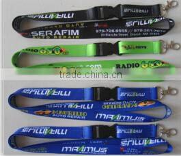 polyester lanyard strap with plastic buckle