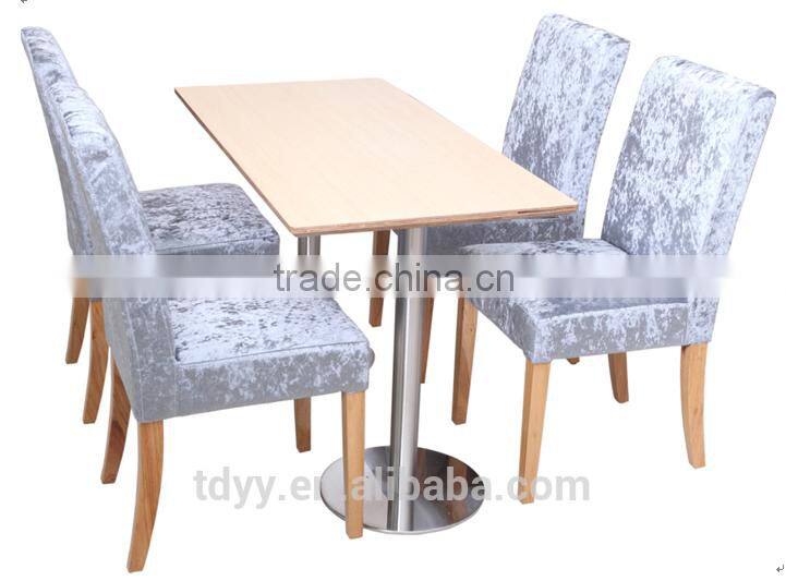 TDSM-28-2 QVB HANGZHOU JIANDE TONGDA BIRCH WOOD NATURE COLOR PU LEATHER DININGROOM RESTAURANT DINING CHAIR