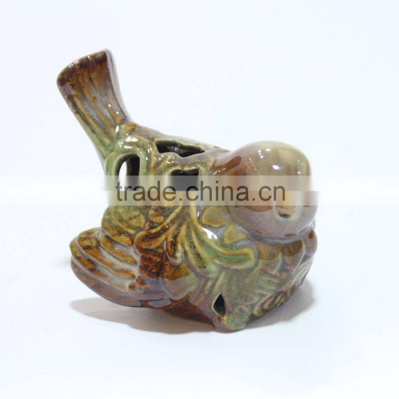 Garden balcony decoration ceramics bird for sale
