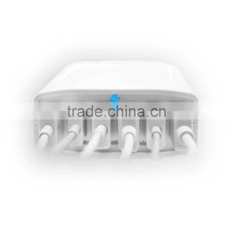 2015 Hot selling products 6 Ports USB Wall charger Bulk AC USB Adapter mobile accessories for phones