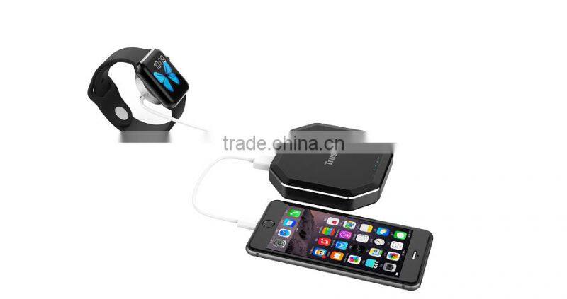 8000mah 2 USB output wireless charger power bank