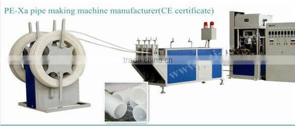 Peroxide cross-linking PEX-a pipe extrusion line