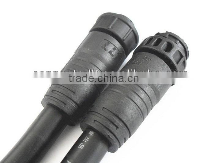 led light components electrical waterproof male female connector with cable