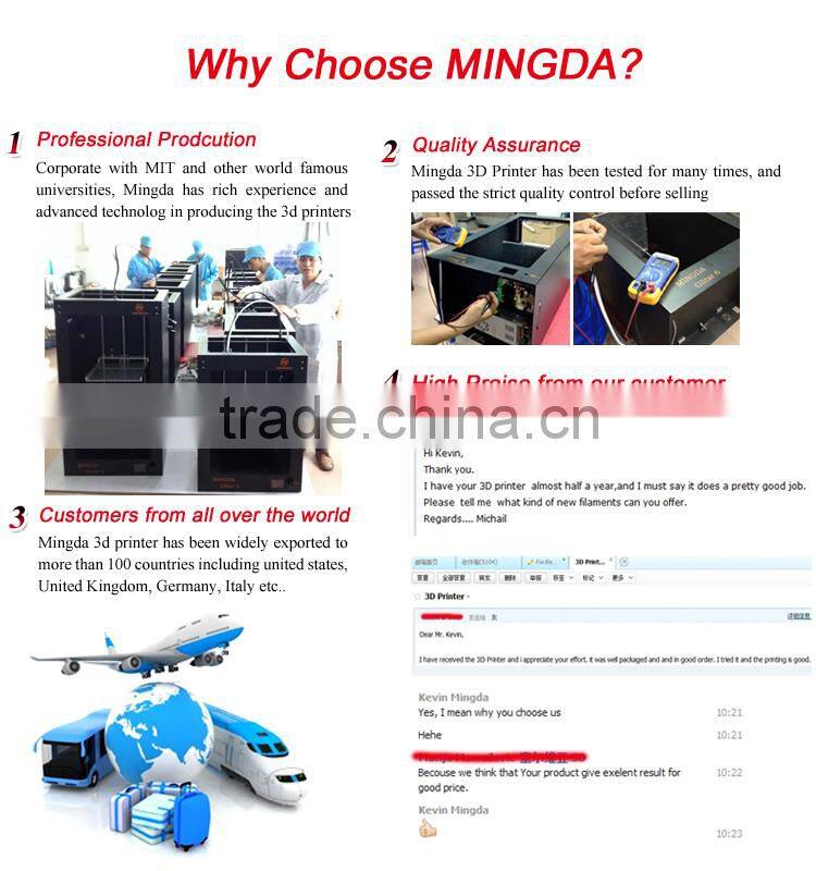 MINGDA China manufacturer high precision and scanning speed 3d scanner,high resolution handheld portable 3d body scanner