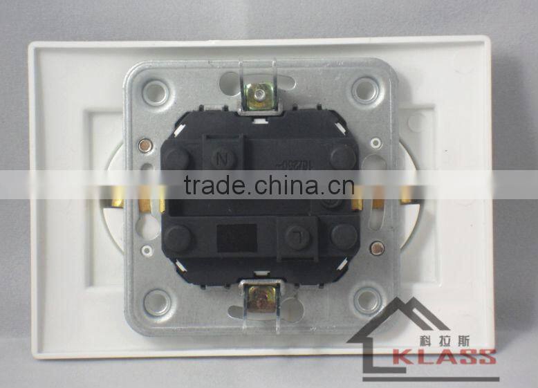 top quality europe style 2 gang switch