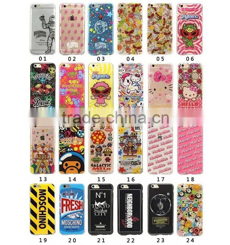Cellphone Case for iPhone 6S Cartoon TPU Back Case