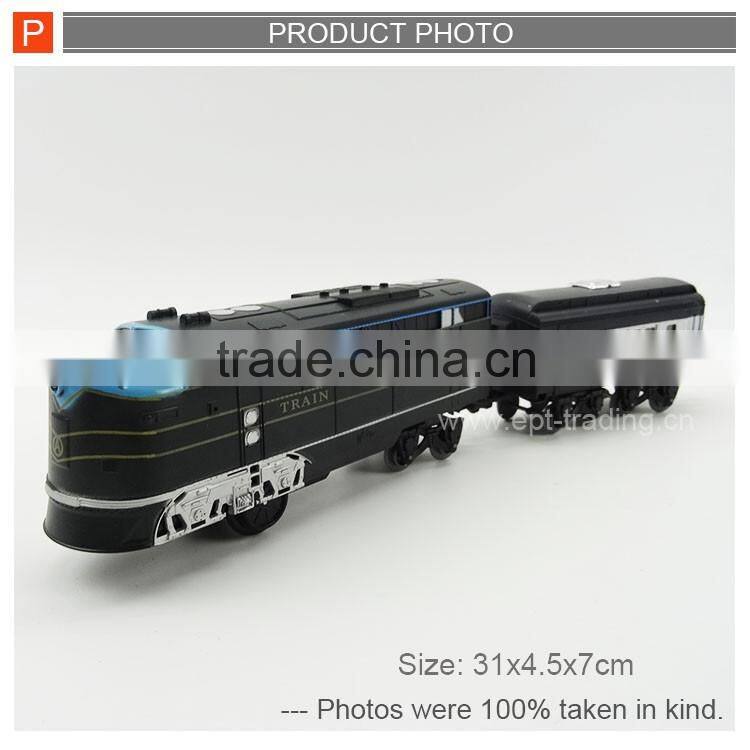 Battery operated railway train track set with sound &light