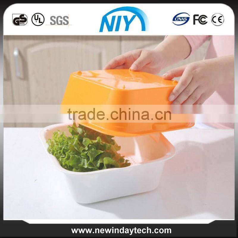 Multifunctional Hot Sale wholesale square food grade plastic bucket with high quality
