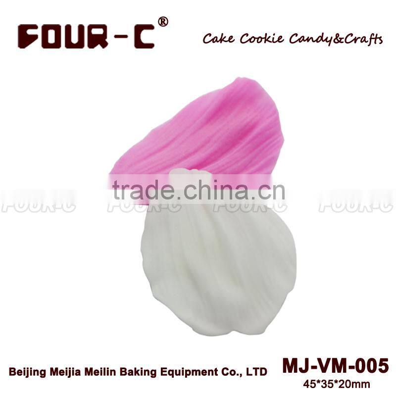 Double sided mini silicone veiner petal