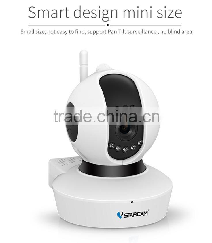 Hotsale VStarcam 2.0MP Pan tilt IP CCTV night vision 128GB TF card support full hd cctv camera