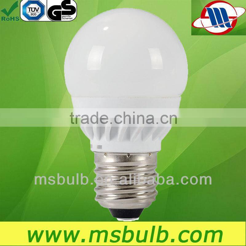 G50 E27 LED bulb 3W 260lm non-directional led globe lamp manufacturers