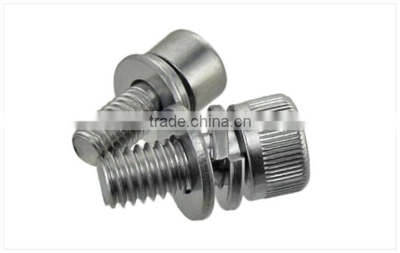 Supplier from China Circular Cushion Three Combination Hex Bolt With Washer