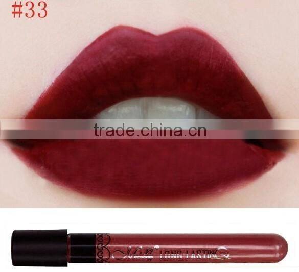 Menow 38colors matte lipstick waterproof long lasting liquid peel off lipstick