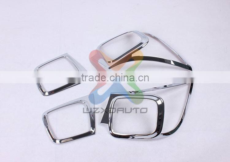 SET CHROME REAR TAIL LIGHT LAMP COVER TAIL LAMP COVER FOR CHEVROLET MALIBU 2013-2014