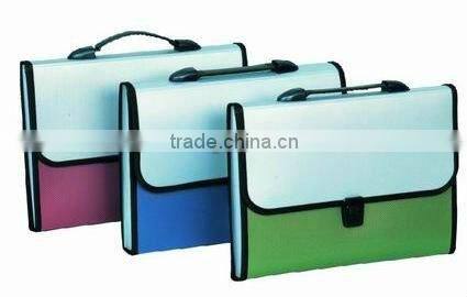 Handing expanding file bag