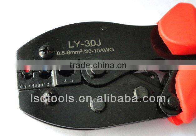 LSD experience production 10years CE ROHS good qutails pliers for surge connectors LY-30J ratchet hand crimping tools