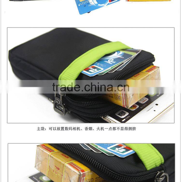 Factory supply zero wallet 5.5 inch screen cell phone bags key bag