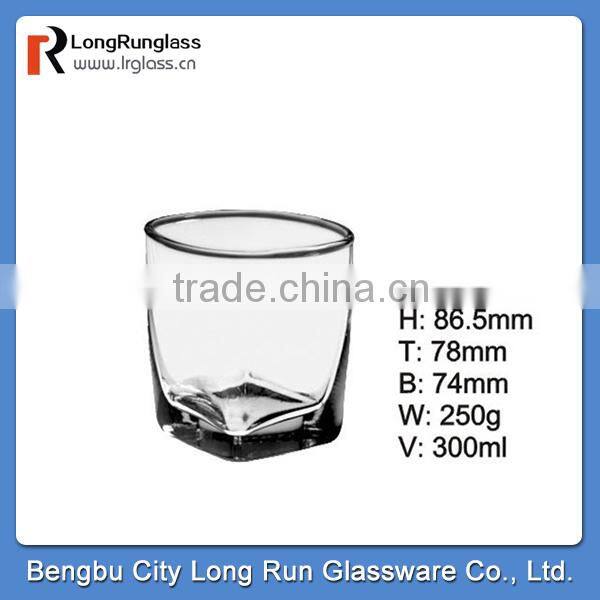 LongRun 300ml handmade shot glass drinking glass whisky cups with high quality