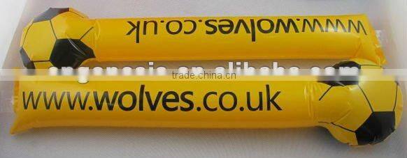 2016 plastic cheering stick/PE inflatable thunder stick