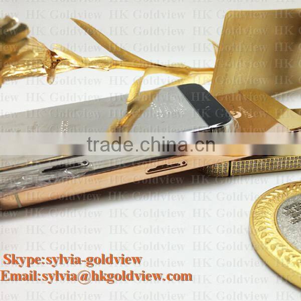 24k gold/rose gold/platinum plated housing for iPhone 5 5s se