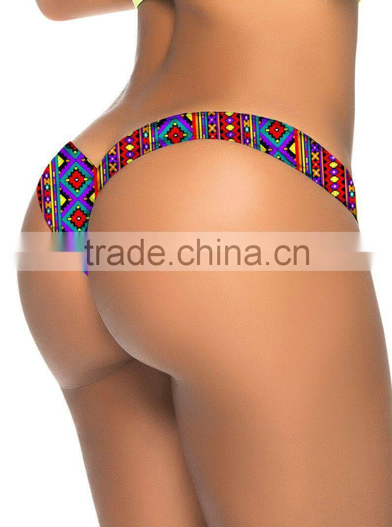A37 New fashion sexy ladies girl G-string underwear low waist sexy women panty colorful women summer beach G-string