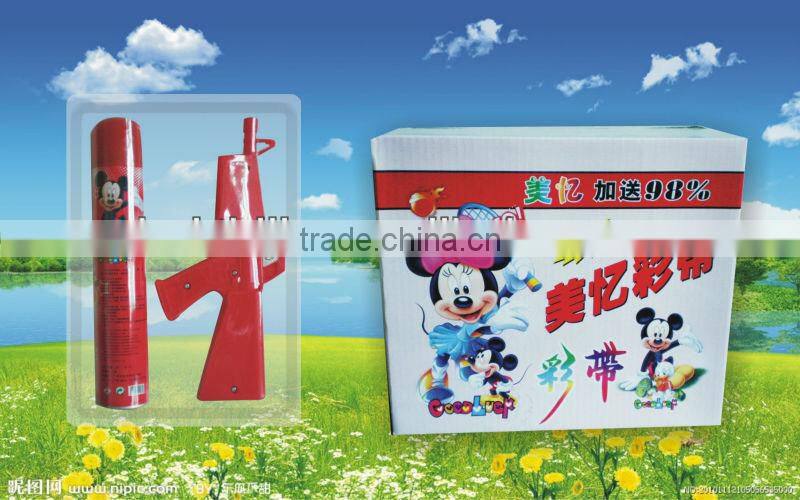 Spray String with gun