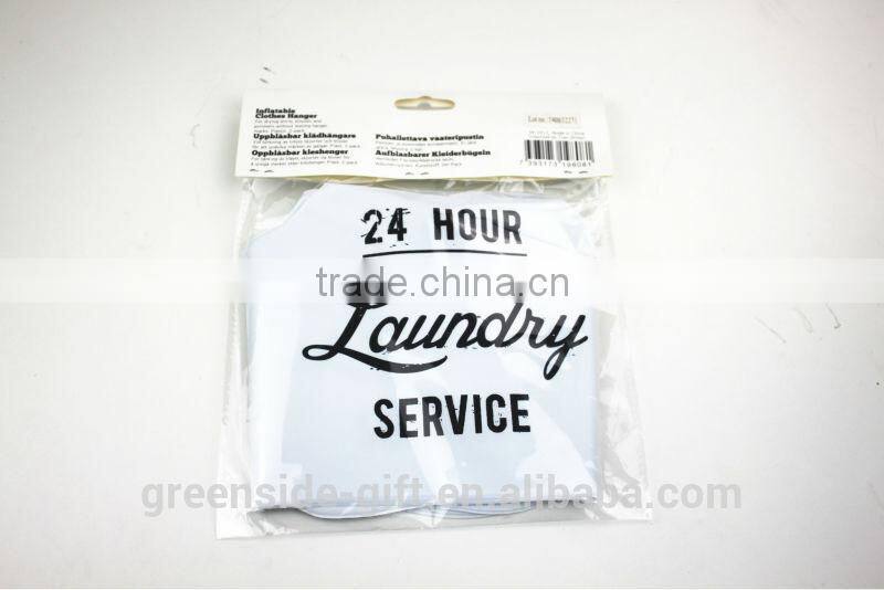GS-1211 plastic pvc Inflatable hanger with metal hook