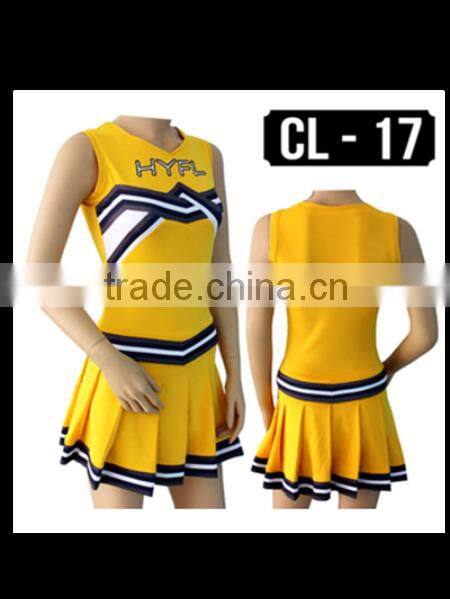Sexy sublimation cheerleading uniforms, cheer dance costumes