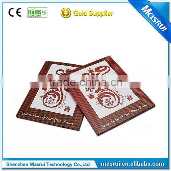 4.3" LCD Greeting card video mailer for ads