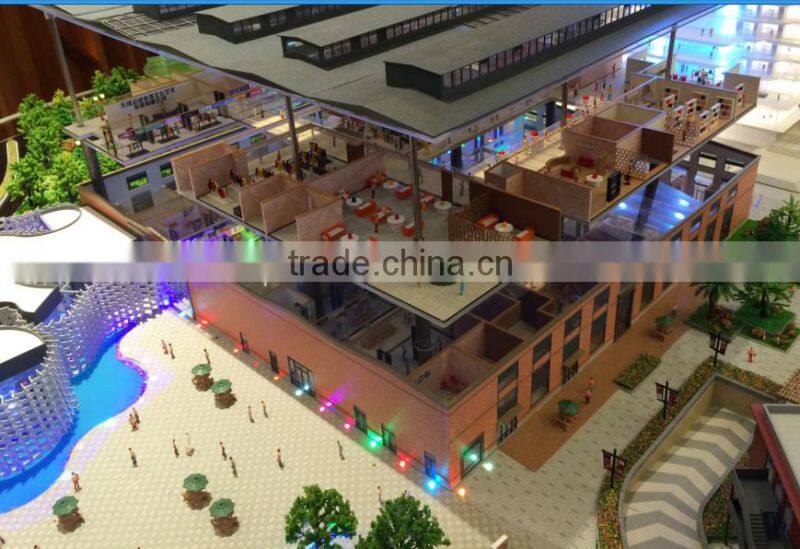 Architectural Model With LED Light/Commercial Building Model Maker/Construction Building model Making