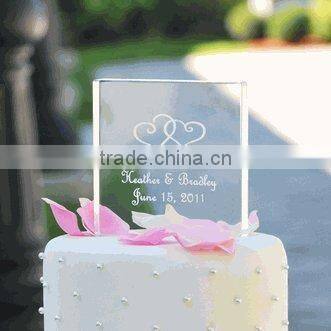 acrylic cake topper