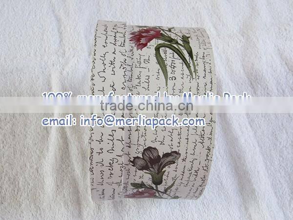 Large Round Shape Paper Hydrangea Pedals Flower Gift Box Party Wedding Favor Gray Boxes