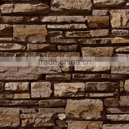 brick design vinyl 3D Wallpaper for home decoration /Embossed decorative 3d wallpaper