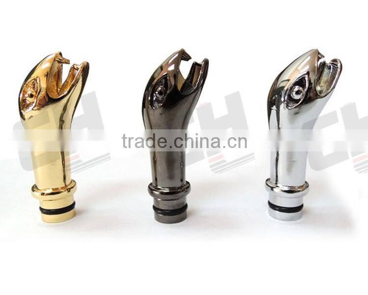 Chrome Snake Head Drip Tip