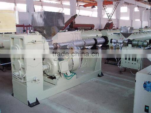 Plastic pipe, bar, thread, profile extruding machine