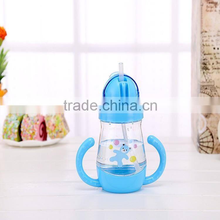 fashionable new design cartoon plastic water bottle for children
