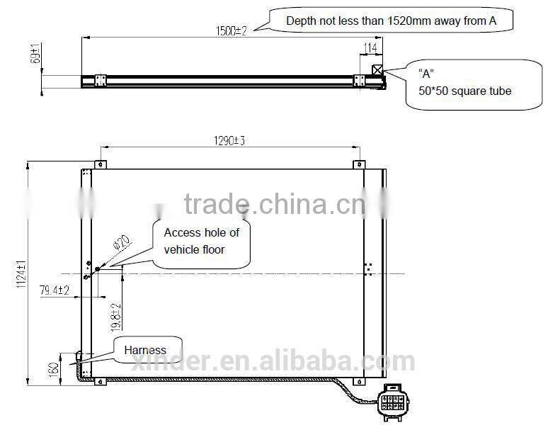 EWR-L Electric Aluminum Ramps Sale for Disabled and Old