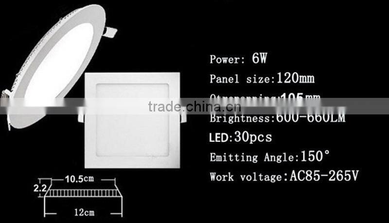 SMD2835 round Ultra thin led panel light