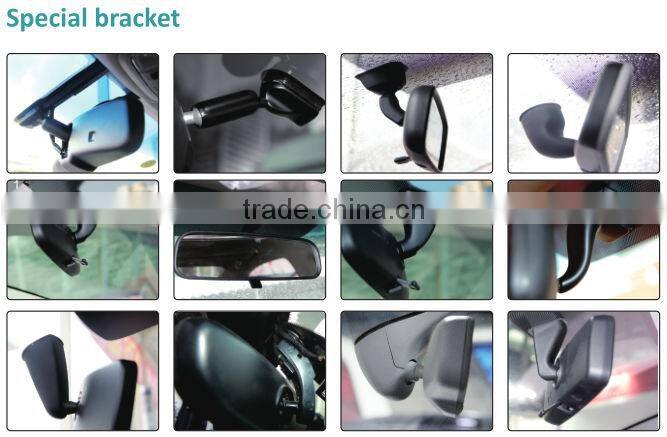 Rearview mirror gps android 5 inch with rear view camera DVR radar detector