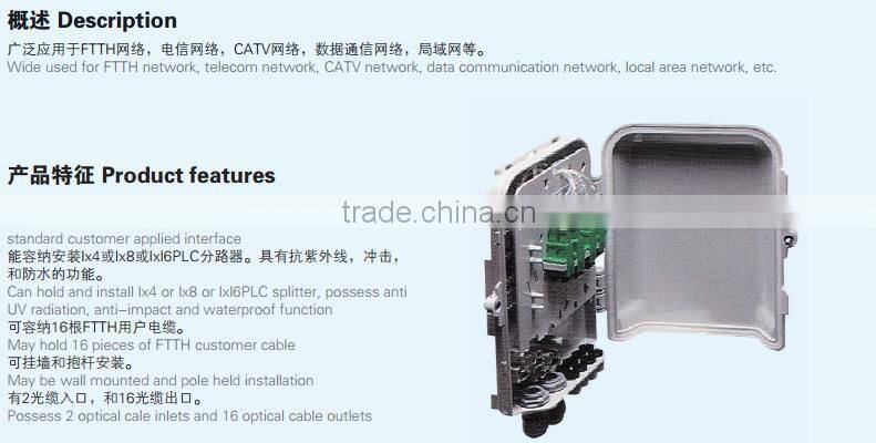 FTTH corridor box Factory direct marketing