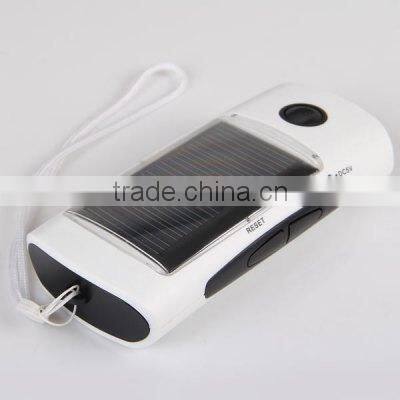 solar rechargeable led flashlight with radio