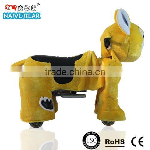 mini cooper electric toy car with PU wheel