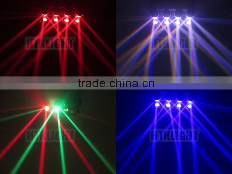 4 head 10W 4 in 1 rgbw scanner led effect light