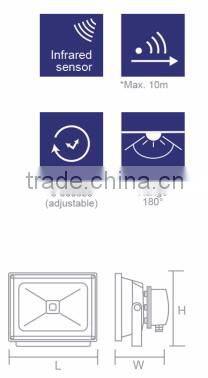 50w 3000k led flood light warm white