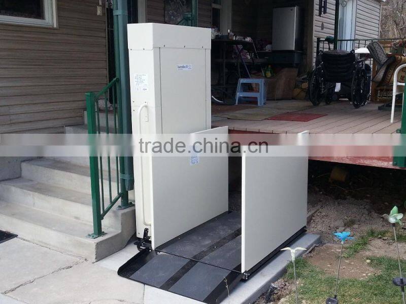 wheelchair Porch lift 1M hydraulic home elevator vertical wheelchair disabled lifter