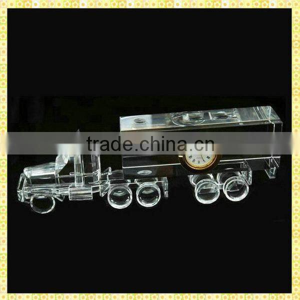 Handicraft Antique Crystal Navvy Model For Business Annual Souvenirs