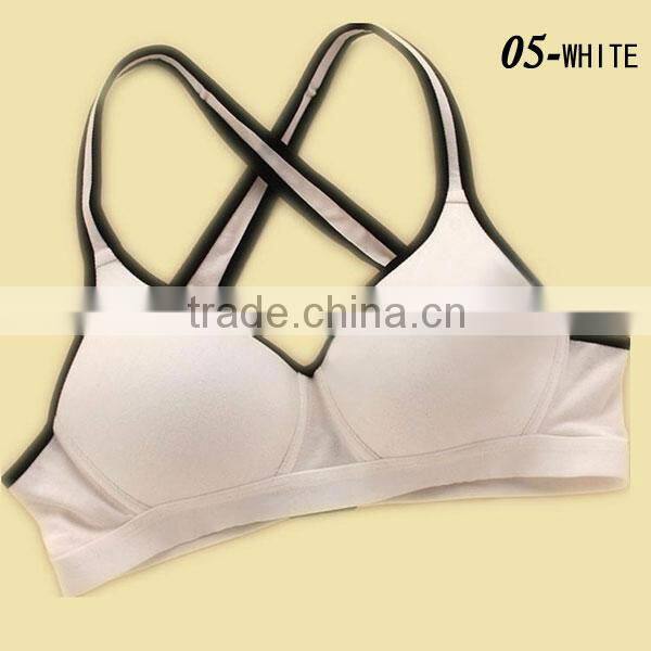 Hot Sale Seamless Wireless Bra, Young Ladies Underwear, Sexy Sport Bra Set For Students