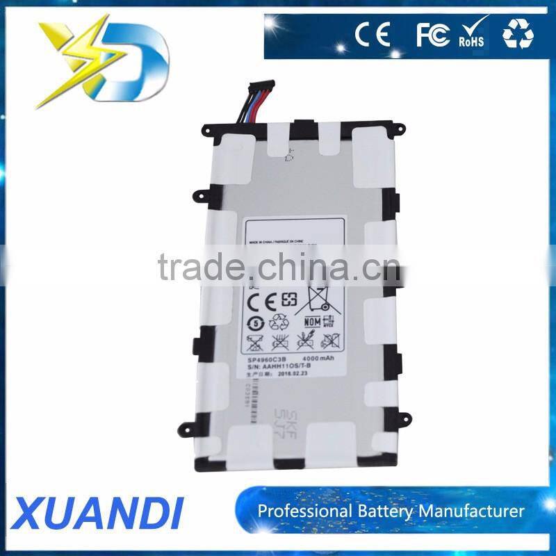 Shenzhen factory high quality pad battery SP4960C3B