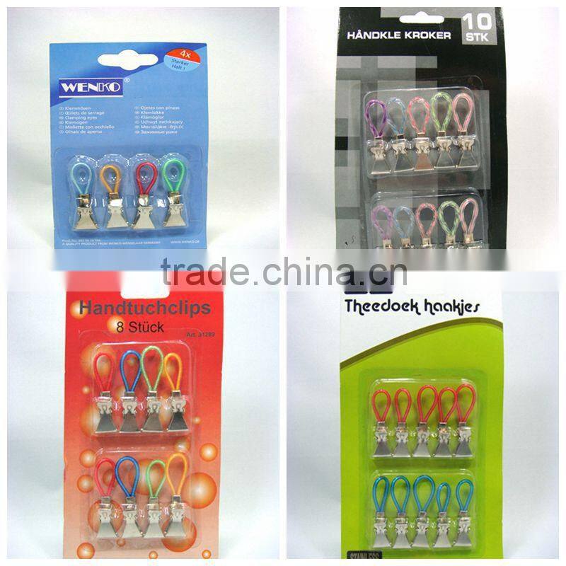 Promotional 8pc Towel Pins/washcloth clips/Handtuch clips